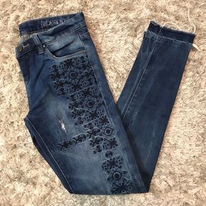 Blank NYC Embroidered Skinny Jean